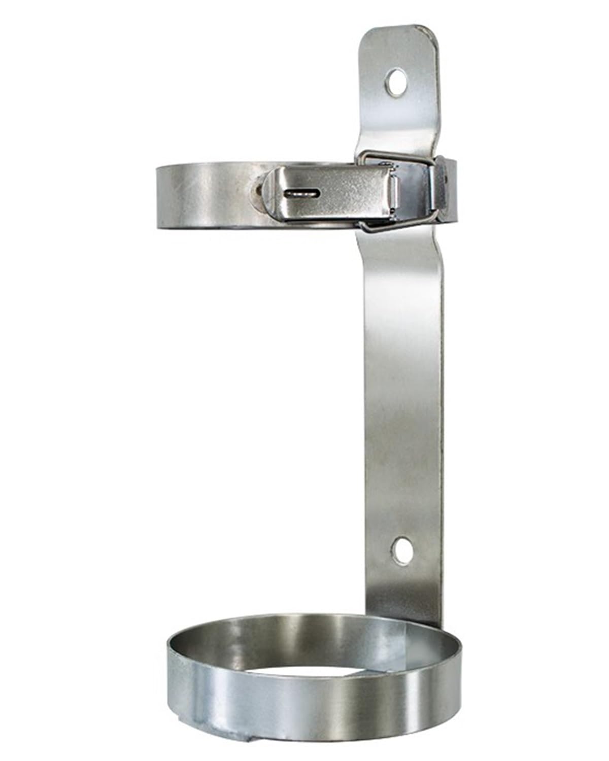 Genérico Soporte Mural para bombonas de oxígeno con Cadena de Seguridad - Soporte metálico Resistente para bombonas de nitrógeno CDE - Solución de Almacenamiento Segura para fábricas y talleres