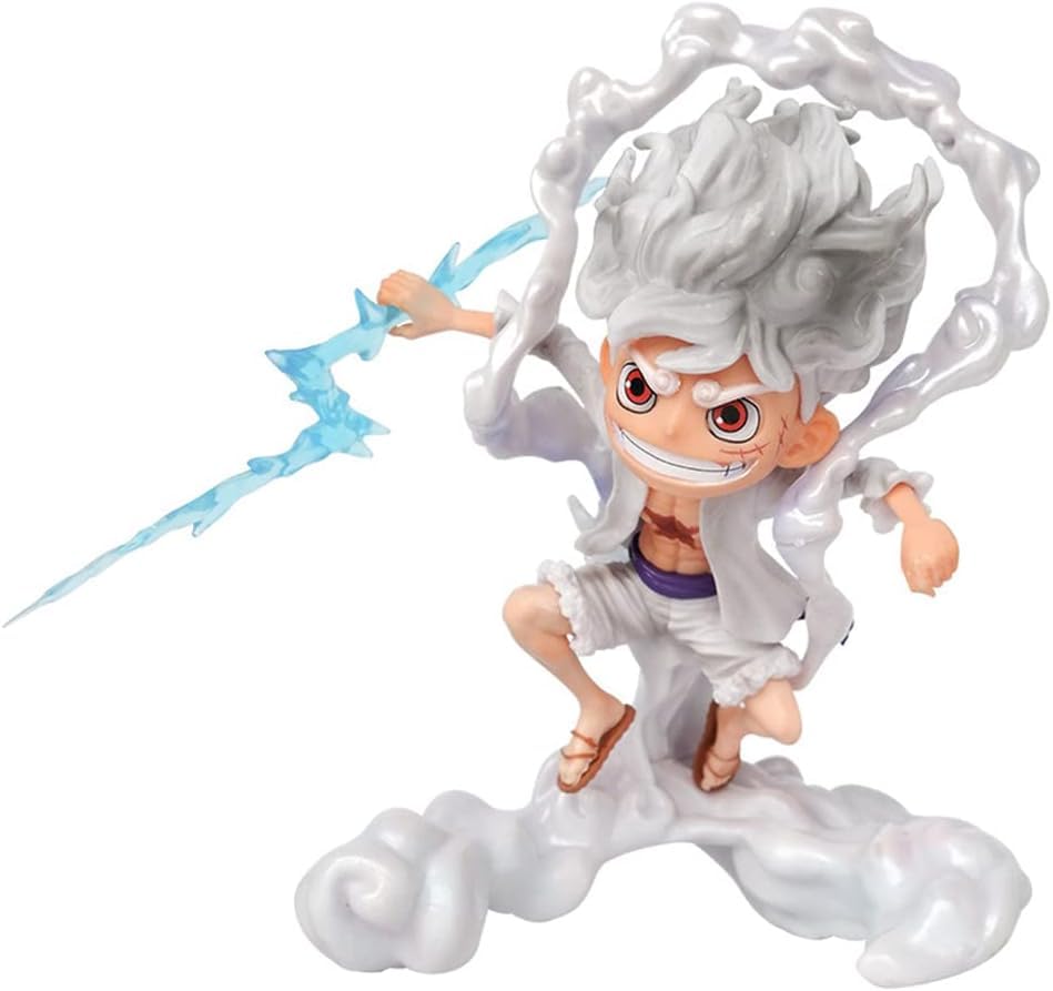 Funfob One Piece Monkey D Luffy Gear 5 Action Figure Height -16CM PVC Multicolour for Anime Fans Manga Weeb Collectible Statue (Gear 5 White with Box) (B0CCZ2J1SS) Amazon Price History, Amazon Price Tracker
