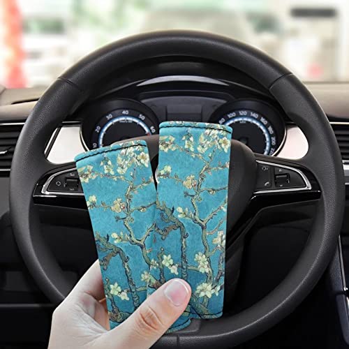 Uourmeti Van Gogh Almond Blossom Luggage Handle Grips Wraps Neoprene Suitcase Grip Wraps Luggage Identifier For Travel Bag Luggage Suitcase Luggage Handle Replacement #TOP5
