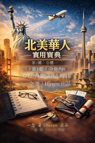 北美華人實用寶典: 第1輯｜分冊四《K‑12 學校溝通與升學路徑：家長手把手操作指南（加厚版）》 (北美生活实用指南系列丛书) (Traditional Chinese Edition)