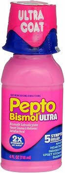 Pepto-Bismol Max Strength Liquid - 4 oz, Pack of 2