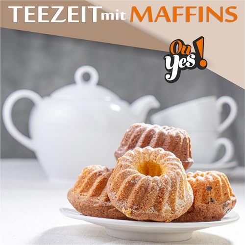 Ou Yes! 12 Stk. x 51 g – Mix Muffins 2 Sorten - Vanille und Kakao - Individuell verpackt - Packungen zum Direktverzehr - Nettogewicht 612 g – Bild 6