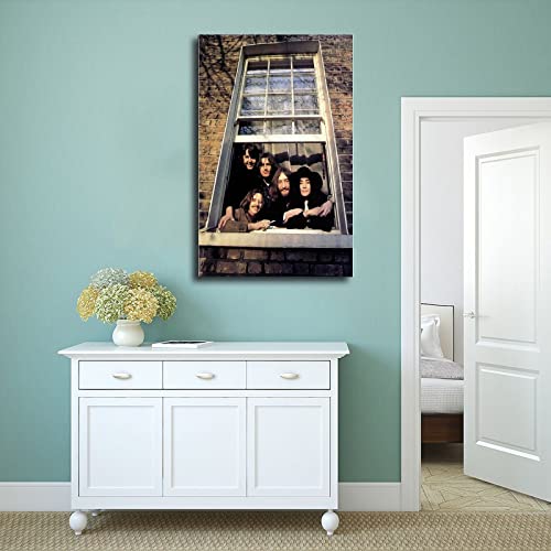 The Beatles Poster sur toile HD pour chambre à coucher, décoration de bureau, décoration sans cadre : 50 x 75 cm - Les Beatles, Paul McCartney, John Lennon, RIngo Starr, George Harrison The Beatles Poster sur toile HD pour chambre à coucher, décoration de bureau, décoration sans cadre : 50 x 75 cm – Image 5