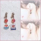 浴衣 いちご 縁日 屋台 夏祭り 夏休み／かき氷(NO.1052)