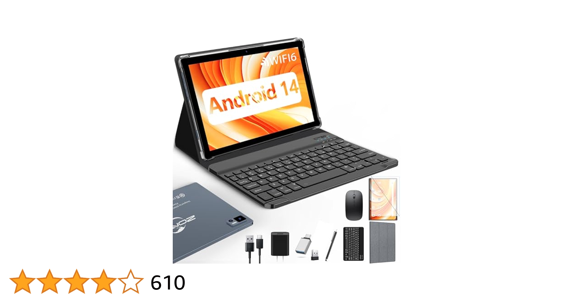 Amazon.co.jp: 【2024新登場 Android14 タブレット 10インチ】10