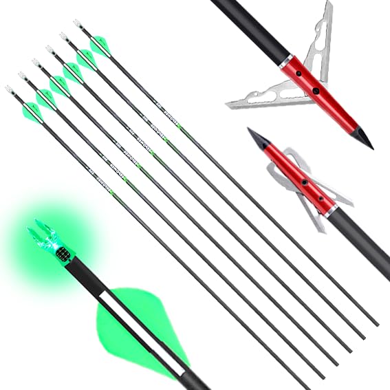 DEEPOWER 31 Inch Carbon Hunting Arrow