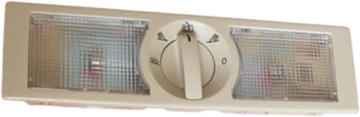 Overhead Console Light Car Interior Reading Light Assembly Front Rear Dome Light Reading Lamp Fit For Polo 9N 2002-2010 6Q0947613A 6Q0947291A Sunroof switch console(Black Rear Seat)