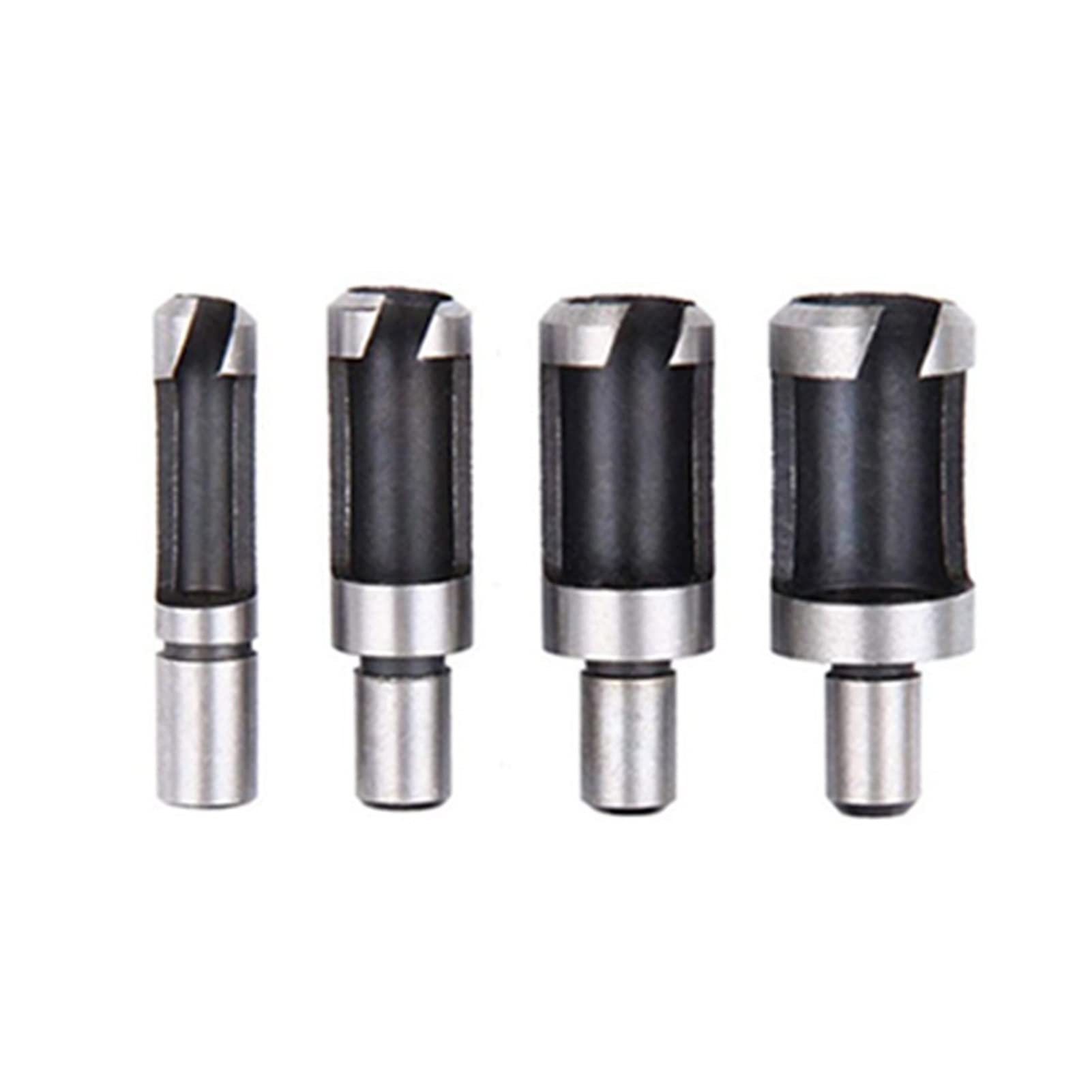 Punta per trapano per legno - Set di punte per trapano dritte e coniche coniche da 5/8" 1/2" 3/8" 1/4" per lavorazione del legno in sughero (colore: 1)