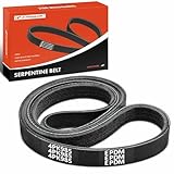 A-Premium 38.78 In Engine Serpentine Belt Compatible with Nissan Maxima & Mitsubishi Outlander, Montero Sport & Cadillac CTS & Chrysler Sebring & Dodge Stratus & UD 1200, 1400, 1800, 2000, 2300, 2600