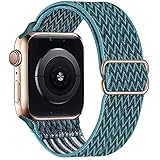 OHCBOOGIE Stretchy Solo Loop Strap Compatible with Apple Watch Bands 38mm 40mm 41mm ,Adjustable...