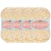 BambooMN Brand Cotton Select Yarn - 4 Pack - Sunflower - CYCS022