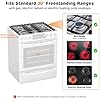 Stanbroil Flat Top Griddle for Standard 30 Ranges with Gas/Radiant Glass Ceramic/Electric Coil Cooktops, Includes 2 Drip Trays and 4 Spacers