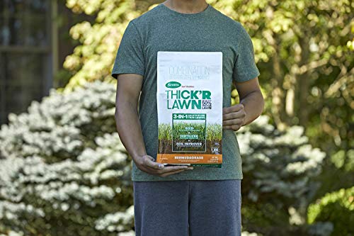 image for Scotts Turf Builder THICK'R LAWN Grass Seed, Fertilizer, and Soil Impr