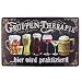 Produktbild JOYOLA Decor Lustige Bar Zeichen, Blechschild Bar Schild Metallschilder, Gruppen-therapie hier wird praktiziert, Vintage Metall Wandschild für Haus, Café-Bar, Club, 20x30cm