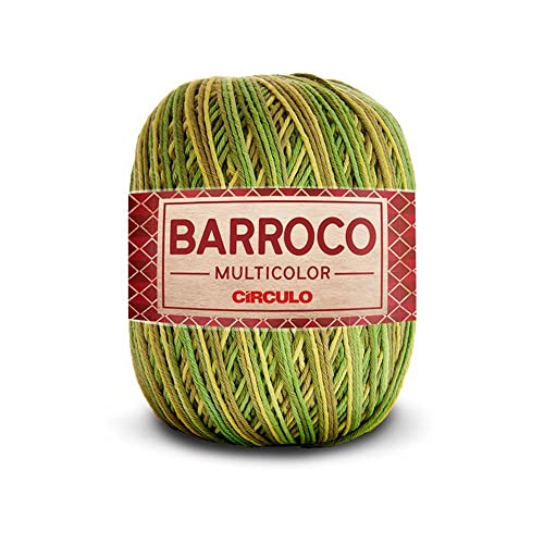 Barbante Barroco MULTICOLOR 4/6 (200g) - COR 9392 FOLHA