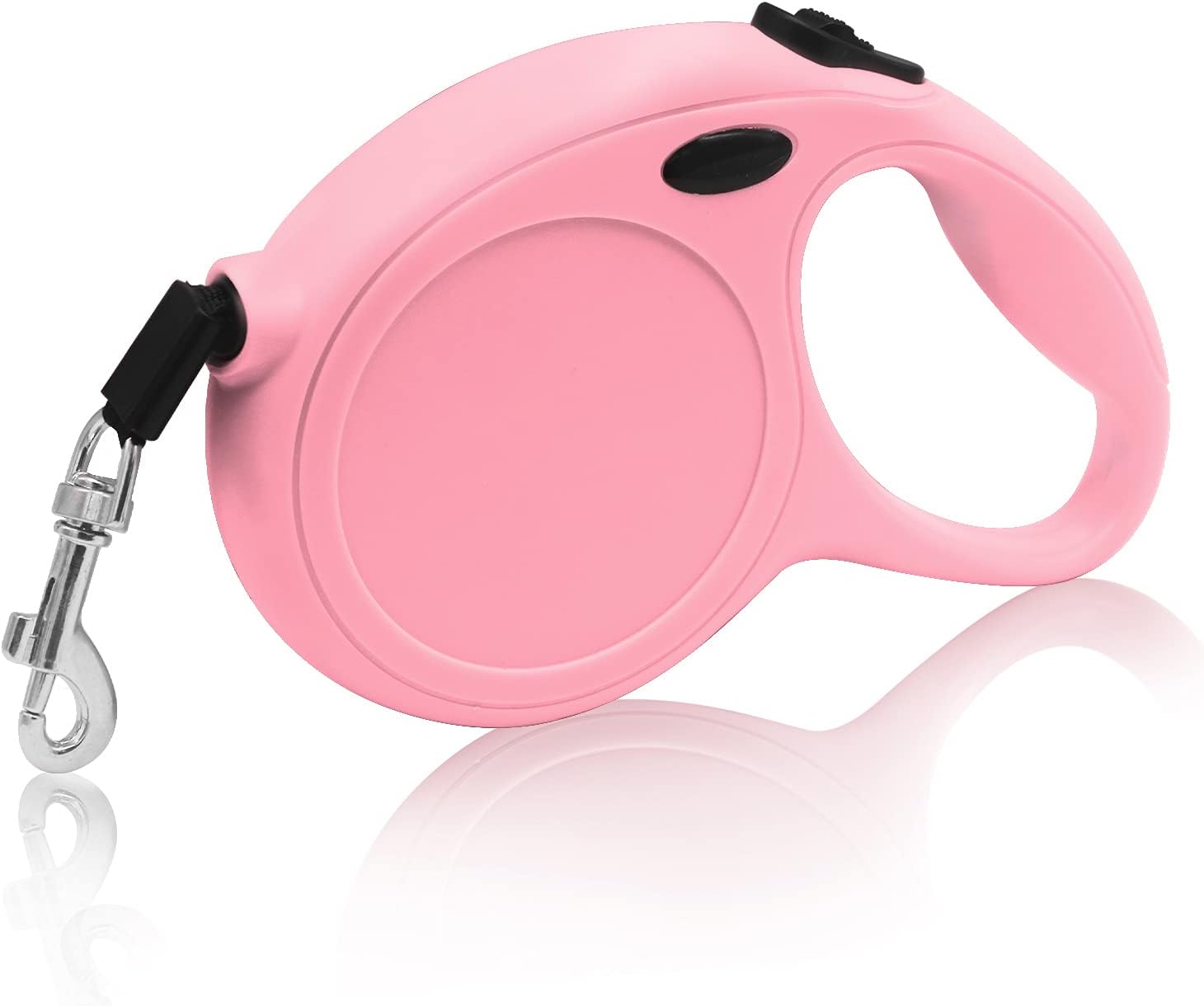 Automatic Retractable Dog Leash,16-Foot High-Density Braided Rope Upgraded Version Buckle Lock,One-Hand Pause,Lock Suitable for Small and Medium Sized Dogs Pink Dog Leash Retractable,