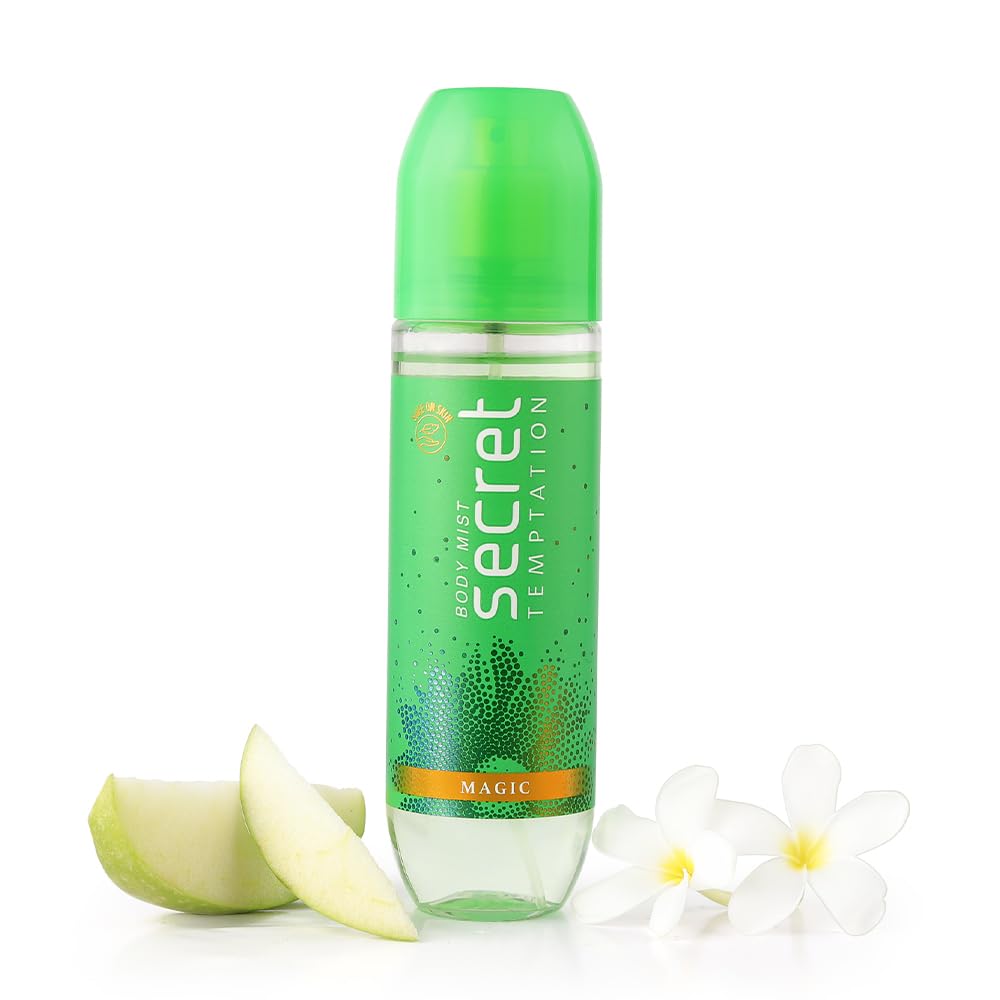 Secret Temptation Magic Body Mist Perfume for Women, 135ml|Long-Lasting Fragrance|Dermatologically Tested & Safe on SkinlFloral Body Mist|No Gas Deo for Women-image-47