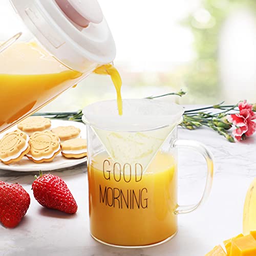 Weishuo Filterkegel aus Vliesstoff 50 Stück 4.5" Speiseölsieb Fritteusen-Ölfilter mit 1 Kegelhalter für Restaurants, Küchen, Cafés, Imbisswagen, Hotels – Bild 7