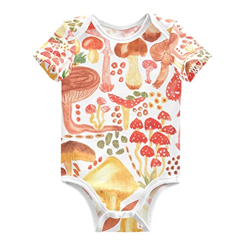Image of vvfelixl Baby Bodysuits Short Sleeve Cotton Baby Clothes For Boys Funny Baby Suits For Girls 0-24 Months