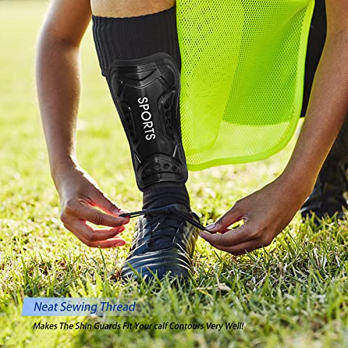 Yicyc Soccer Shin Guards Kids Youth, Shin Pads And Shin Guard Sleeves For 3-15 Years Old Boys And Girls For Football Games Training, Eva Cushion Protection Reduce Shocks And Injurie #TOP4