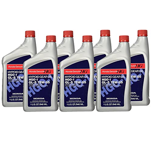 Genuine OEM Hypoid Gear Oil HGP-1 GL-5 75W-85 Advanced Protection 1qt (7x1qt) For Honda