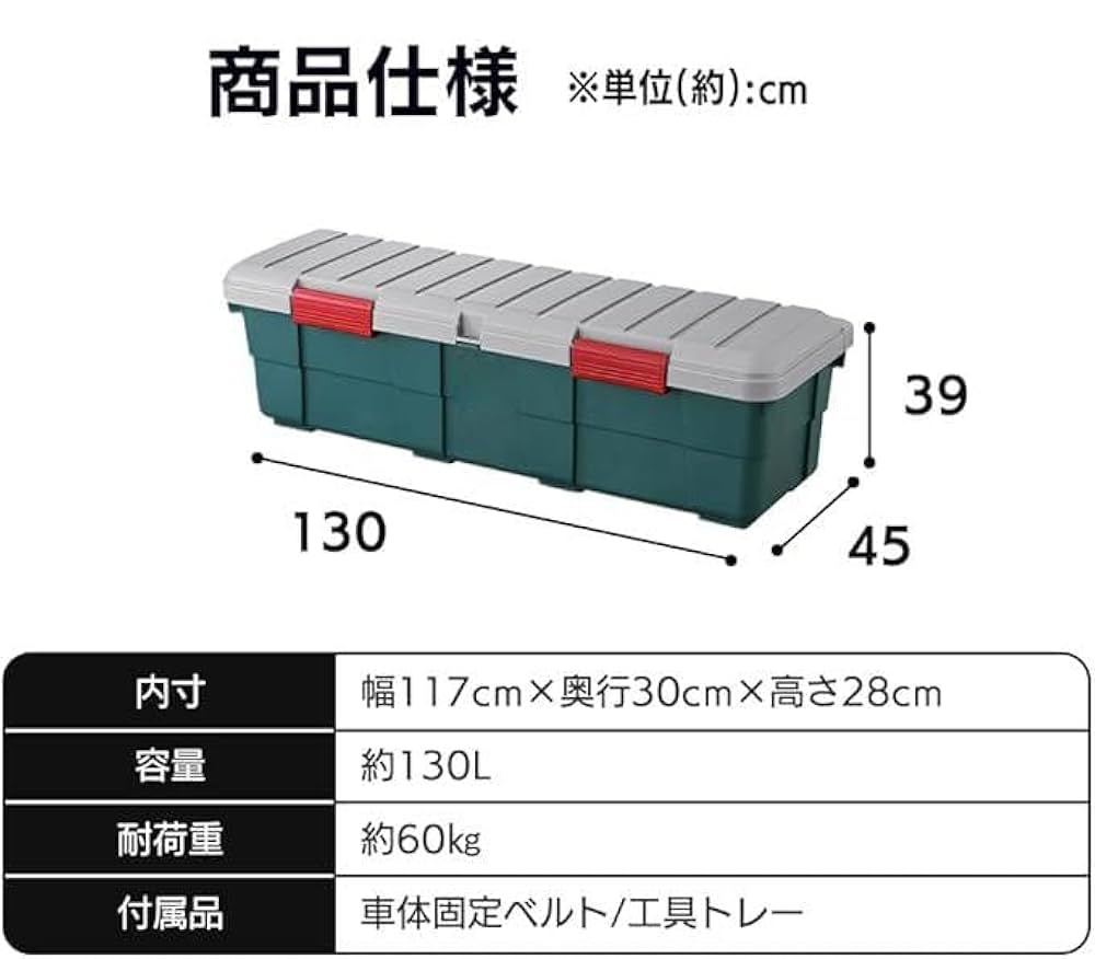 Amazon.co.jp: ハードケース 幅130cm 軽トラック荷台にぴったり