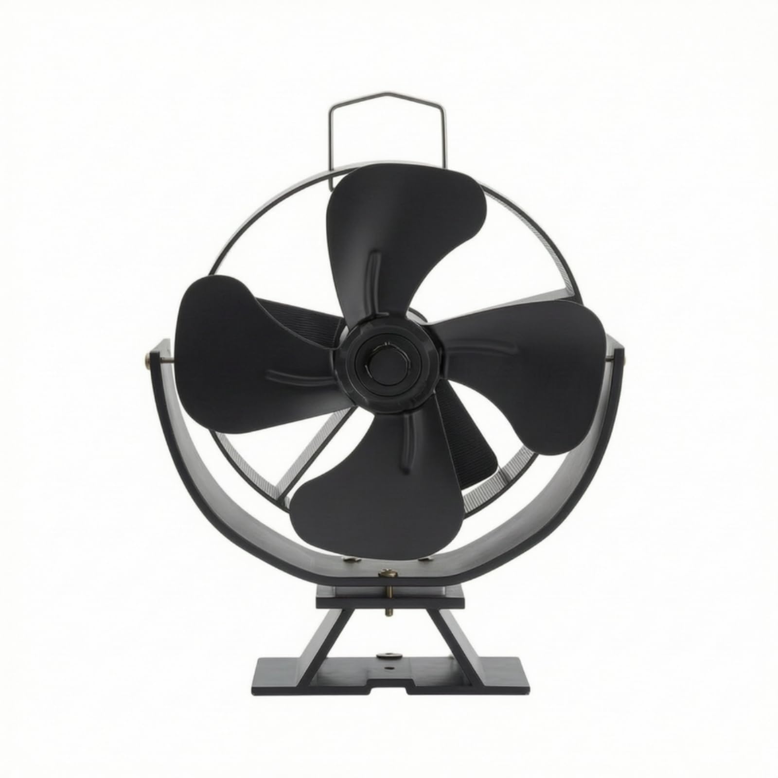 Ventilador con Alimentación Térmica Termoeléctrico Ventilador Autoalimentado Alimentado por Térmico para Chimenea, Xz1320 4-Blade