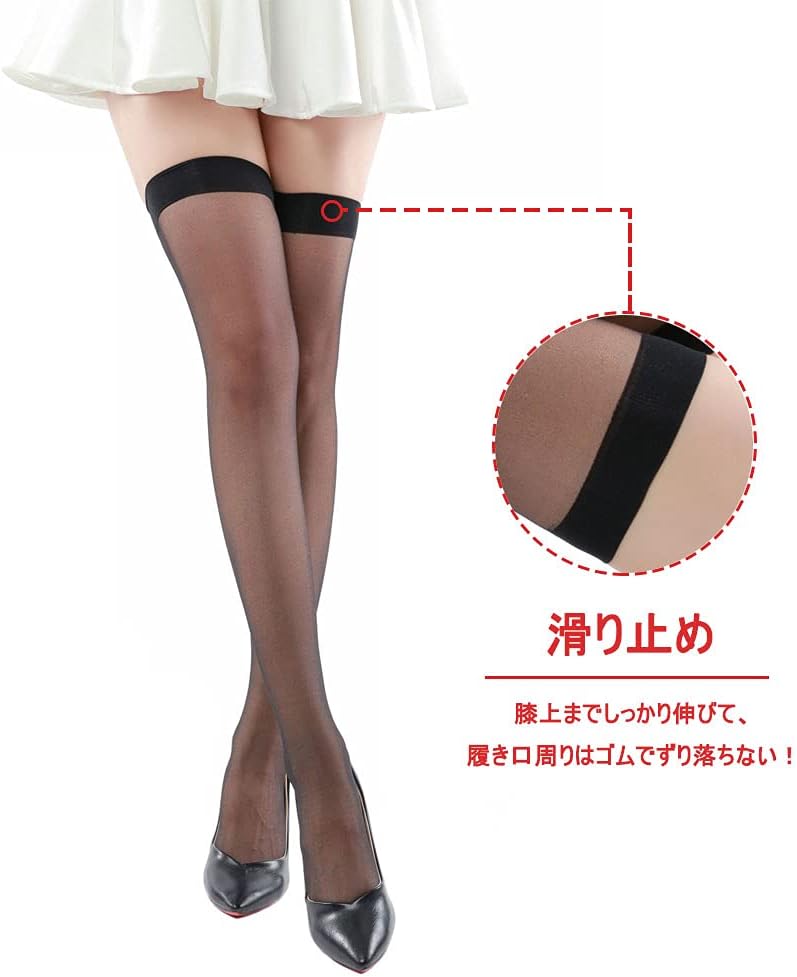 ストッキングの通気性と吸汗性をイメージした画像