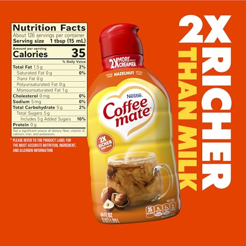 Coffee mate Hazelnut Liquid Creamer