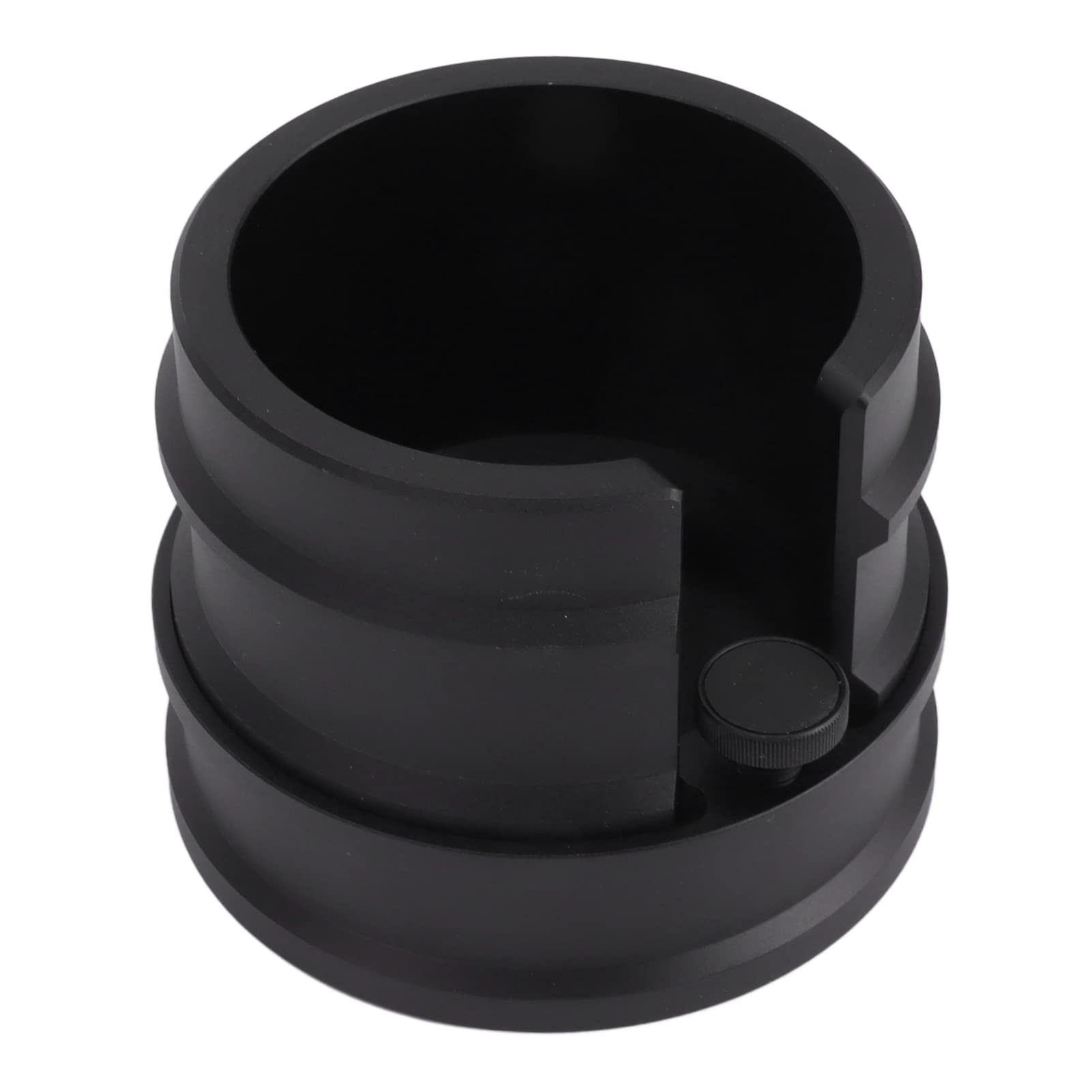Omabeta Uchwyt na kolbę do Kawy ze Stopu Aluminium Podwójna Głowica Ubijak do do Maszyn 51mm 53mm 58mm 1 Jednostka (Czarny)