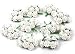RATREE SHOP 100 pcs Mini Heart Petals Rose White Color Mulberry Paper Flowers 10 mm Scrapbooking Wedding Doll House Supplies Card Mini Paper Flowers