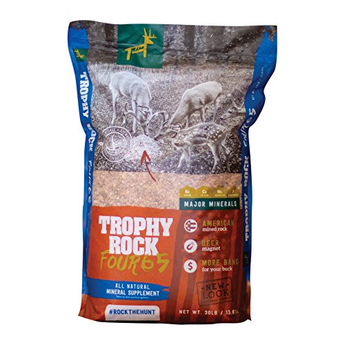 TROPHY ROCK Redmond FOUR65 30lb Bag - All-Natural Crushed Granular Mineral, Attract Deer