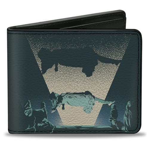 Buckle-Down Horror Movies Wallet, Bifold, The Exorcist Vintage Regan Levitation Scene Poster, Vegan Leather