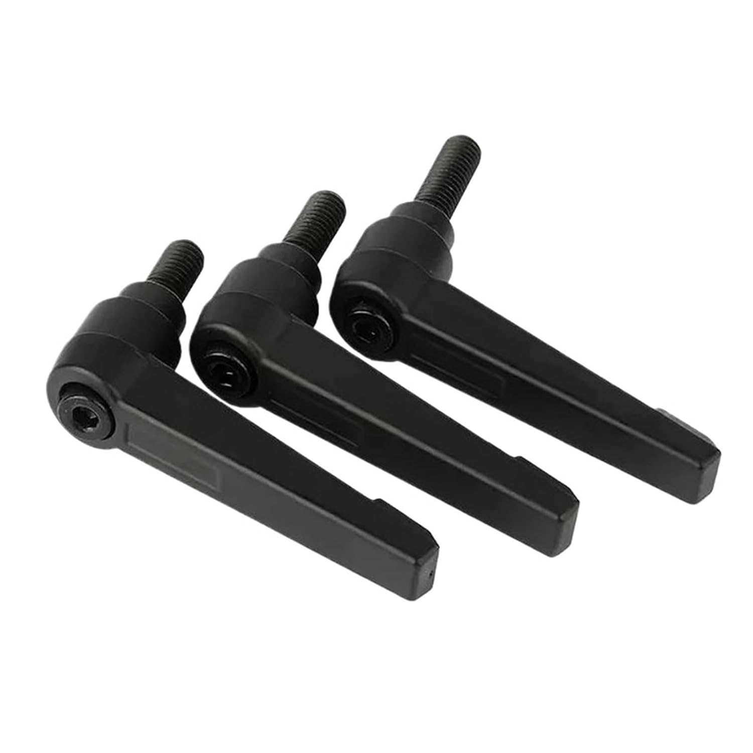 1pcs M4 M5 M6 M8 M10 M12 M16 Clamping Lever Machinery Adjustable Handle Locking External Male Thread Knob Handle Screws Bolt(Nut,M10)