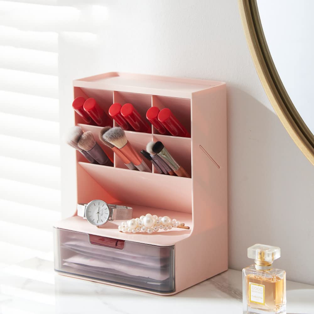 お洒落なデスク！ペン立てとちょっとした棚付！！！フックを使ったりし