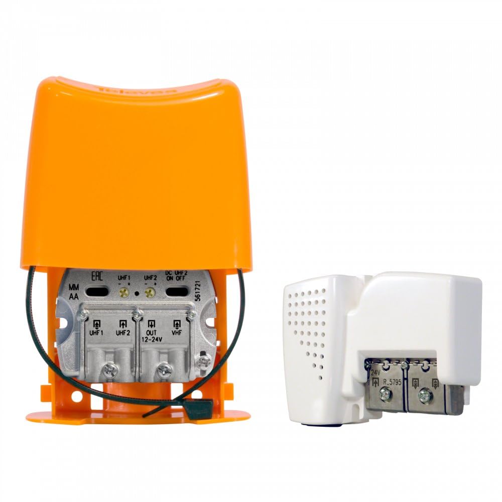Kit de amplificador de mástil NanoKom y Fuente de alimentación PicoKom Ref. 561721 + Ref. 5795 - TELEVES 568010