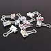 Pack of 24 Binder Clips, Lovely Cute Printing Style Metal Paper Clips Clamps (Pack of 24(25mm))