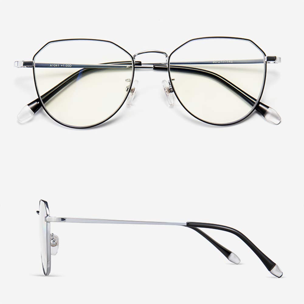 RBENN Occhiali Da Lettura Con Montatura In Nylon Ultraleggero Uomo Donna Quadrato Leggero In Tanio Miopia Occhiali Ottici Lettori Di Computer 1.75 - Foto 5