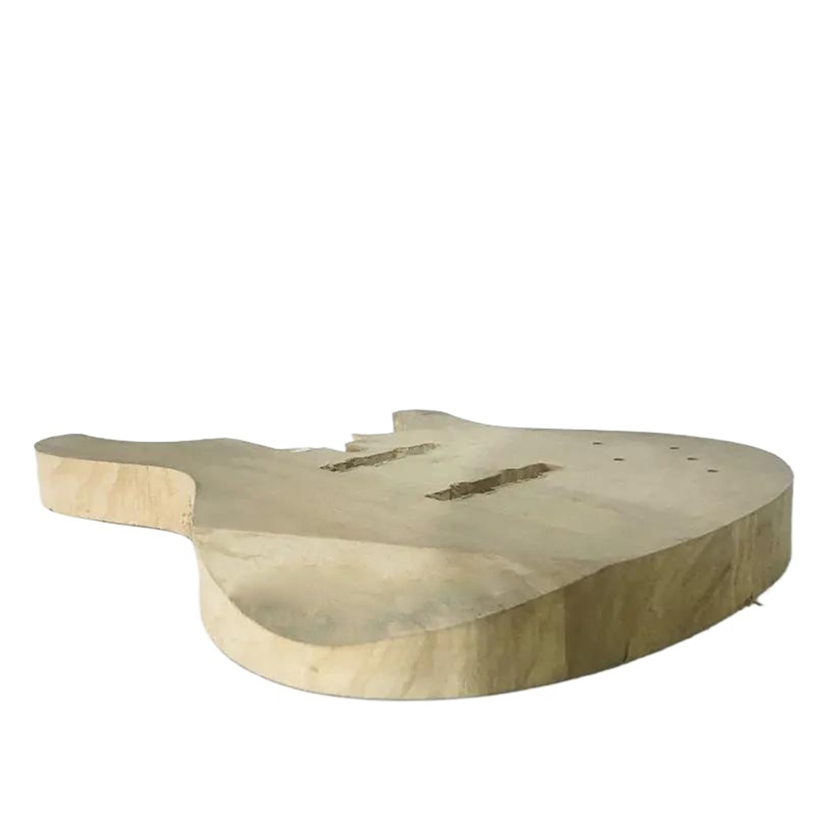 Massivholz E Gitarre DIY Korpus Naturfarbe Rechtshänder