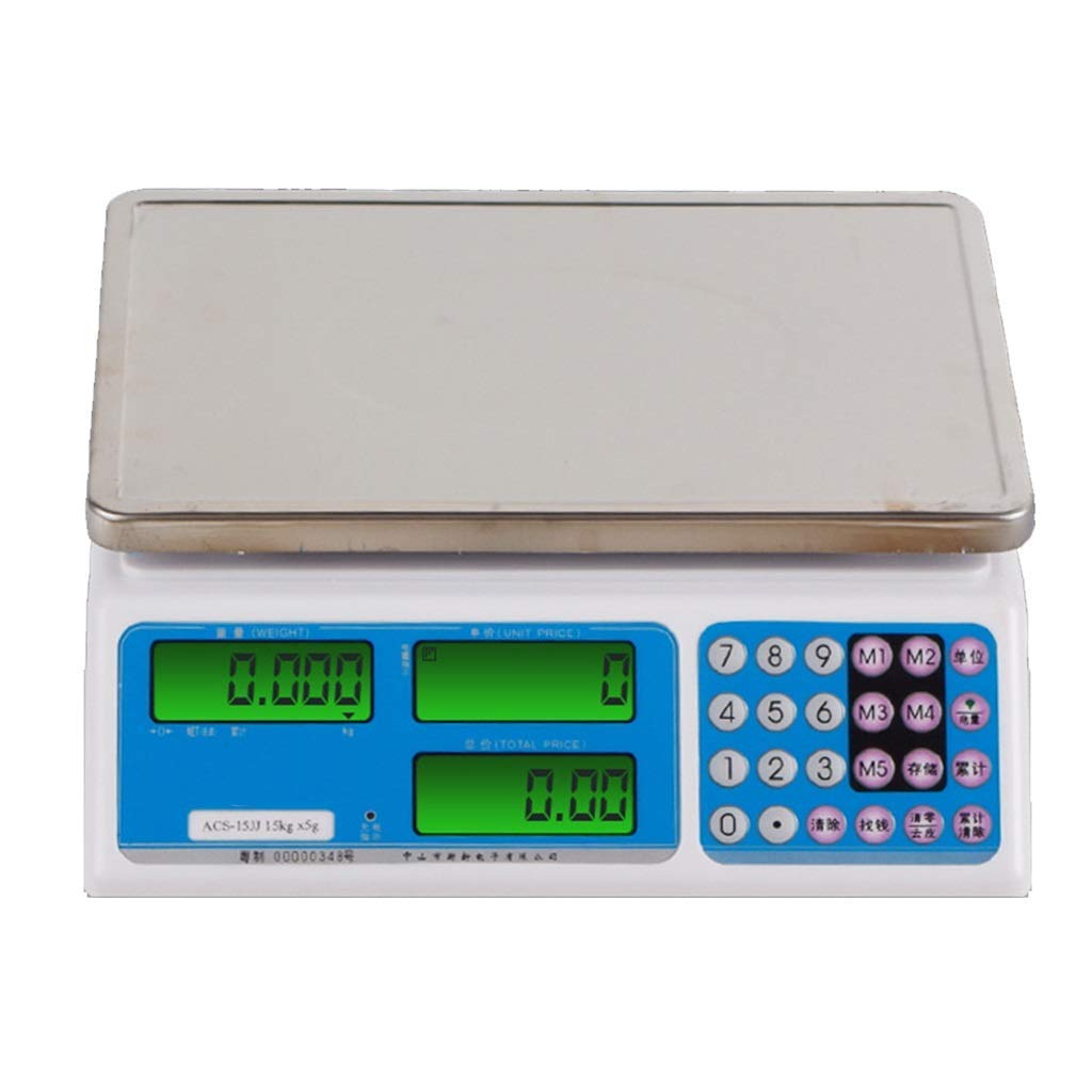Precision Electronic Price Computing Scales Smart Weigh Digital Scale with LCD Display for Factories Fruit