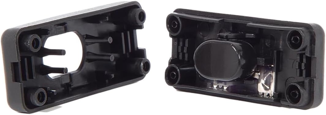 B&P Lamp® Black in-Line Convex-Shaped Toggle Switch