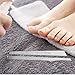 KICHOUSE Professional Pedicure Knife Set 4 Stainless Steel Reusable Cuticle Knives with Sharpening Stone and Storage Box for Ingrown Toenail and Feet Care Tools
