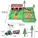 FUN LITTLE TOYS 102 PCs Farm Toys Set with Farm Animal Toys, Farm Tractor Toys, Farm Barn Toy, Farm Animals and Barn Toy Set for Kids