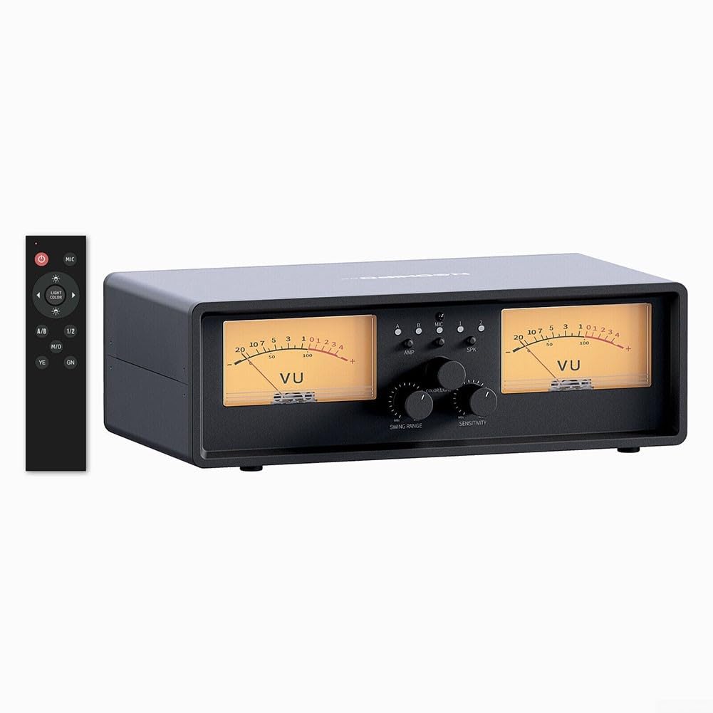 Conmutador de audio bidireccional 2 en 1 para medidor vu bidireccional
