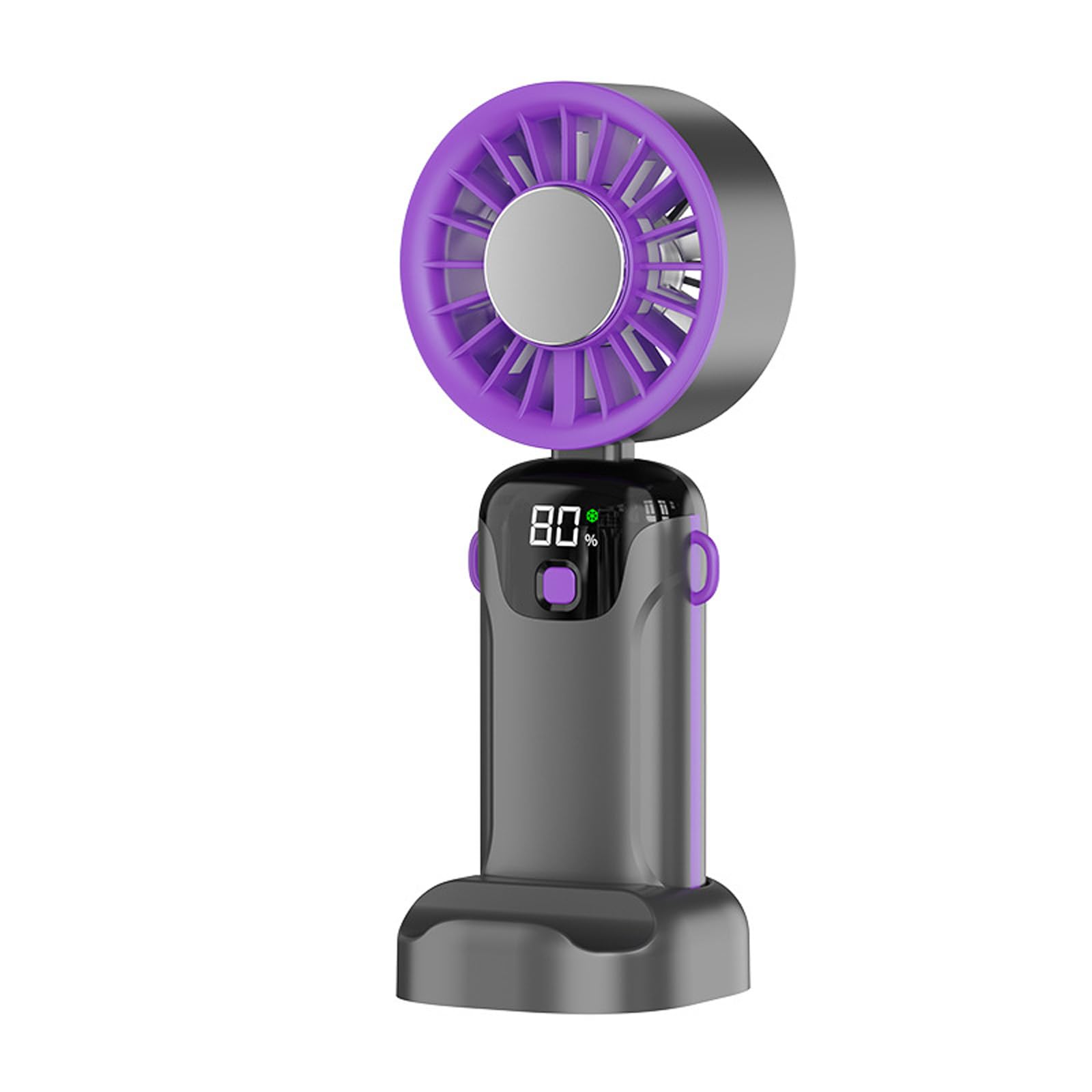 Tsophreniq Portable Handheld Cooling Fan with Refreshing Sensation 5 Speed Levels Rechargeable Power for Travel Work Outdoors Battery Operated Fan