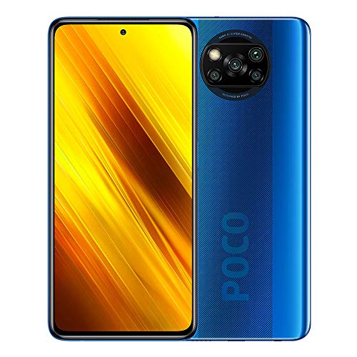 Xiaomi Poco X3 NFC - Smartphone 128GB, 6GB RAM, Dual SIM, Cobalt Blue [Globale Version]