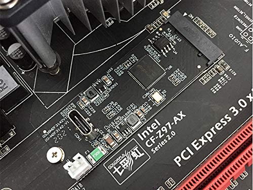 Module M.2 USB 3.1 Gen 2 puce ASM3124 et connexion Type-C 10 Gbit/s