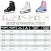 Nattork Black Figure Skates Excellence Stainless Steel Blades Ice Figure Skating with Enhanced Support Strength Performance and Ultimate Comfort for Man and Woman