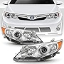 ACANII - For 2012 2013 2014 Toyota Camry All Models Projector Headlights Headlamps Replacement Driver + Passenger Side