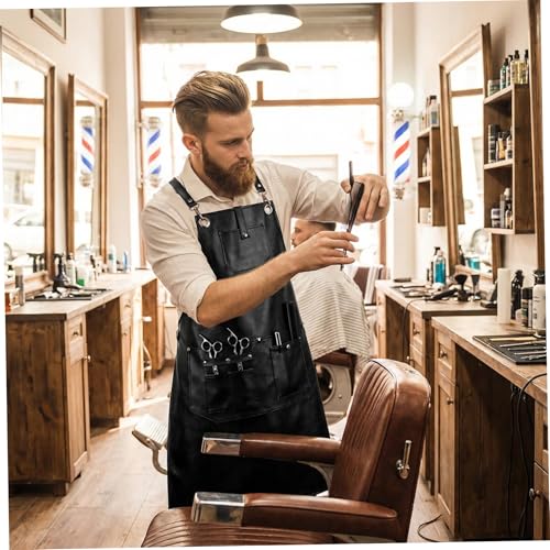 Tablier de coiffeur pour salon et atelier de tatouage mixte